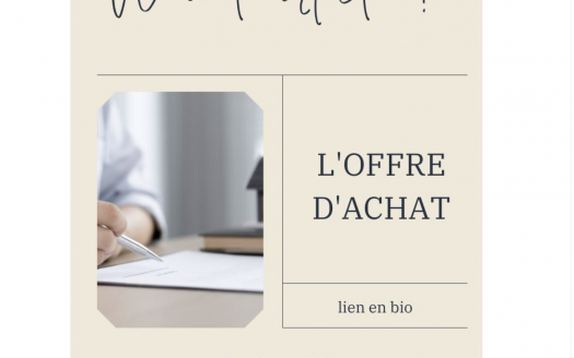 L'offre d'achat immobiliere